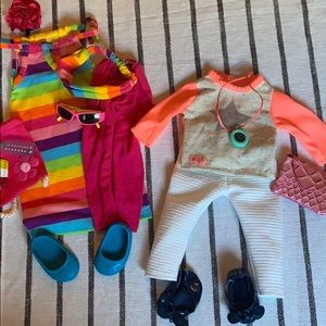 18” Doll Clothing & Accessory Lot